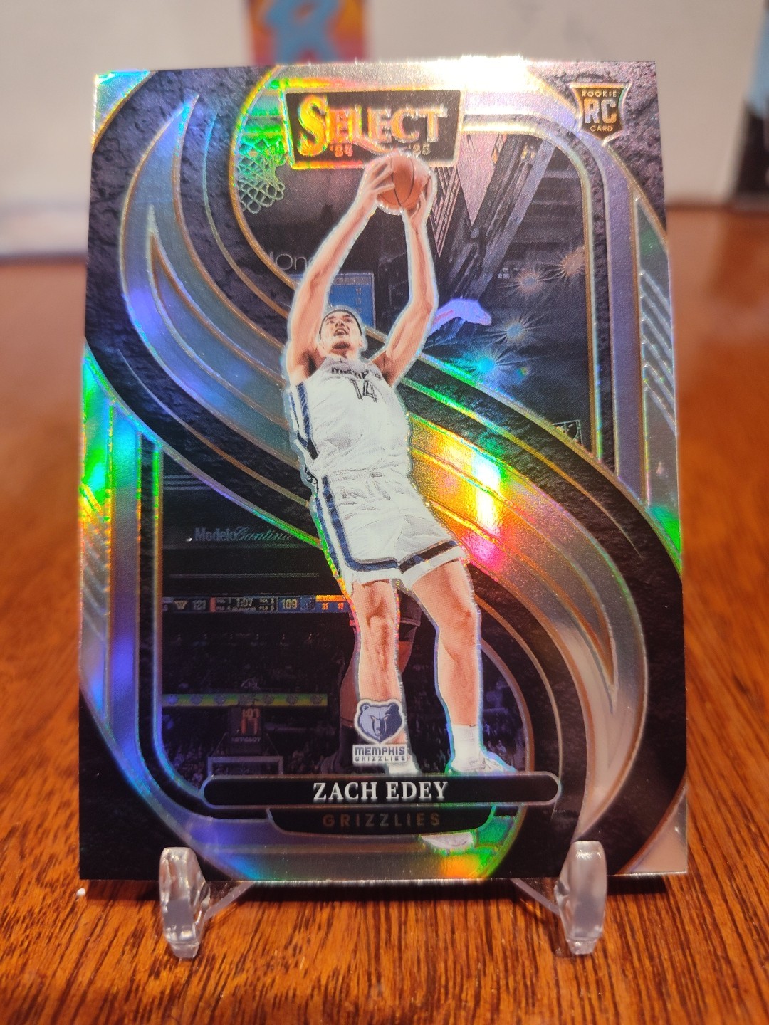 2024-25 Panini Select - Premier Level Zach Edey #192 Silver Prizm (RC)