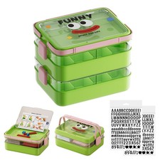 Plastic Craft Organizer Storage Box with Handle  Removable Dividers, 5 Layer...