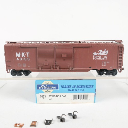 Kit de coche de caja Athearn escala HO Missouri Kansas Texas doble puerta 50' construido 5033 | Condition: Used