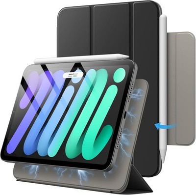 JETech Magnetische Hülle iPad mini 6 (2021) & 7. Gen. (2024) Slim Case Schwarz