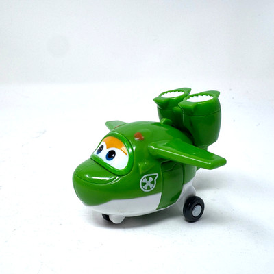 Super Wings Mira 2-inch Transforming Plane Figure Loose Green Jet See Photos!