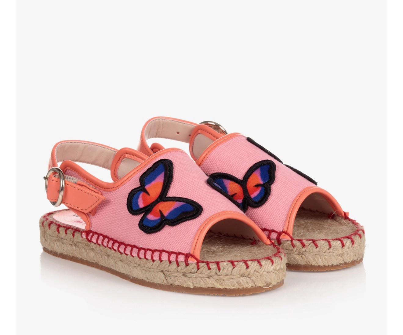 SOPHIA WEBSTER MINI PINK ESPADRILLE  KIDS SANDALS