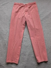 Murrays Toggery Shop Pants Mens 34x30 Red Nantucket Reds Chino Casual Cotton