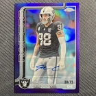 2025 Topps Chrome Maxx Crosby Chrome Autographs (RAW)