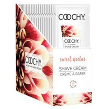 Coochy Shave Cream Sweet Nectar 15ml Foil 24pc Display