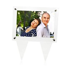 5x7 Waterproof Picture Frame for Grave - Acrylic Outdoor Memorial Cemetery