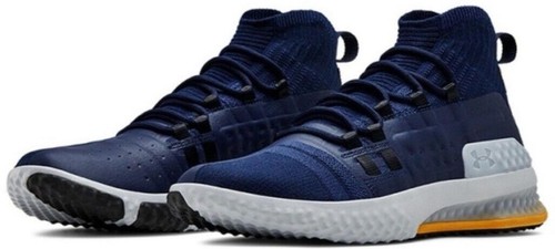 UNDER ARMOUR UA PROJECT ROCK 1 TRAINING SHOES NAVY BLUE  display picture 3