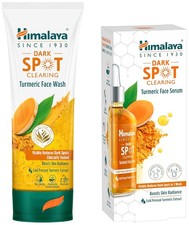 Himalaya Dark Spot Clearing Turmeric Face Wash 100ml Serum 30ml Combo