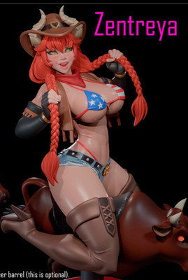 Zentreya Vtuber Fanart Figur - DnD F UNBEMALTES Scale Modell - viele Variationen