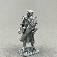 Squire of a Knight 54 mm, Tin miniature, Metal soldier, Highly detailed figure