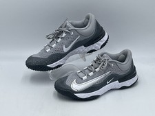 Nike Alpha Huarache Elite 4 Turf Wolf Grey-White-Cool Grey Sz 7.5 [DJ6523-010]