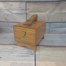 Vintage Griffin Shinemaster Shoe Shine Box With Built In Footrest