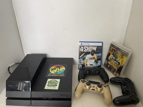 Sony PlayStation 4 PS4 2TB Black Wi-Fi NYKO, Controllers, Games, DOES NOT READ