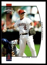 2005 DONRUSS TEAM HEROES BASEBALL CARD ADAM KENNEDY #1 ANAHEIM ANGELS 5030