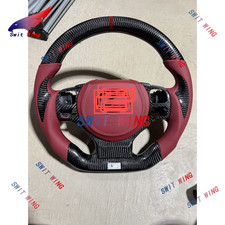 Red Carbon Fiber Steering Wheel Fits 2021-25 Lexus Is500 Is300 Is350 Rc350 Rc300 Red Carbon Fiber Steering Wheel Fits 2021-25 Lexus Is500 Is300 Is350 Rc350 Rc300
