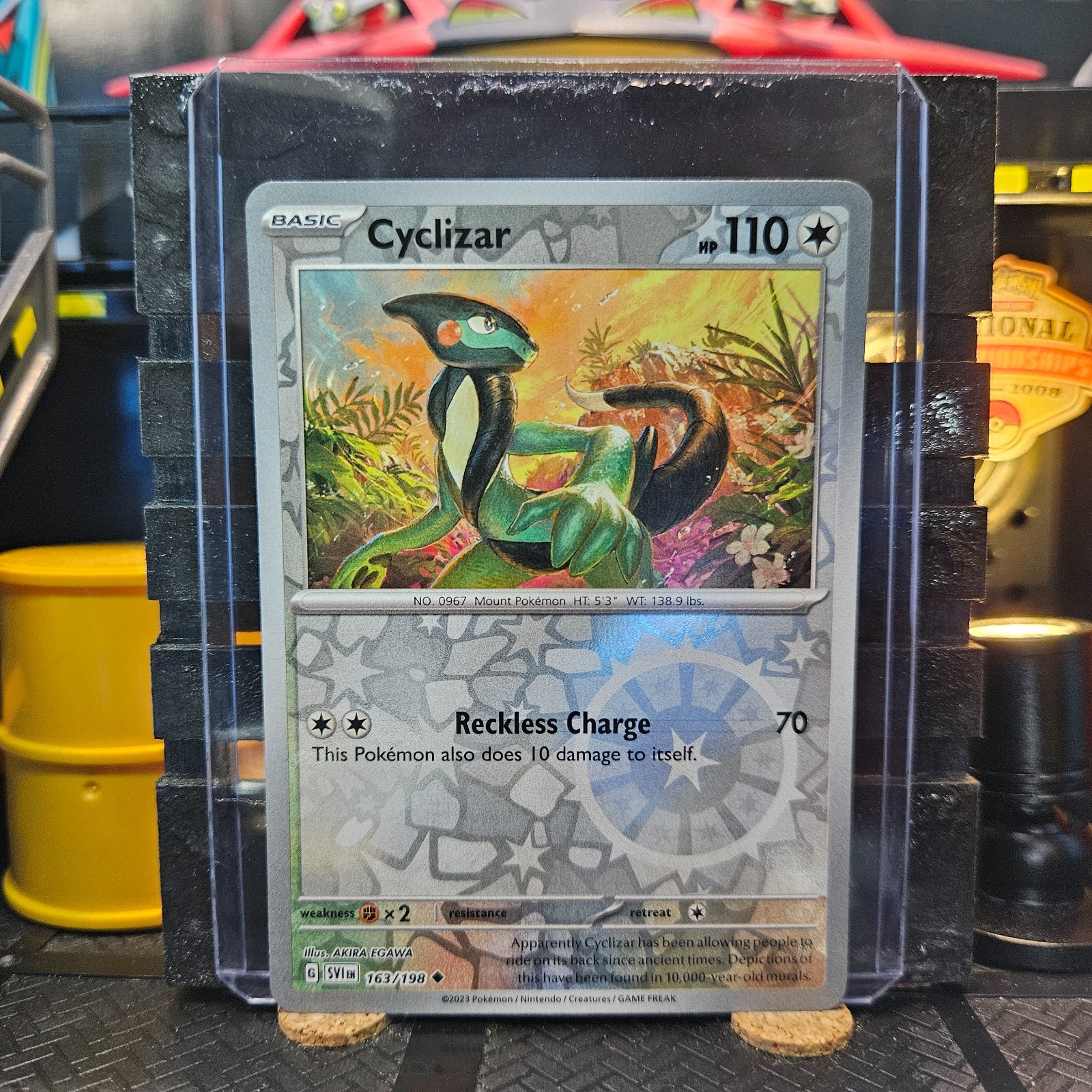 Cyclizar Scarlet & Violet Reverse Holo Pokémon TCG 163/198 SV01 Uncommon