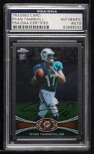 PSA/DNA 2012 Topps Chrome Ryan Tannehill #109 Certified Authentic Auto 2u3