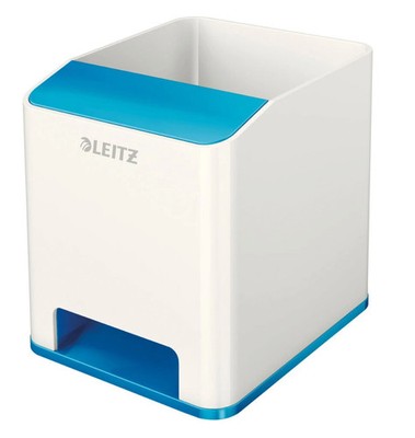 1 bis 16x LEITZ Sound Stifteköcher WOW Duo Colour, 2 Fächer, blau BIS 55% RABATT