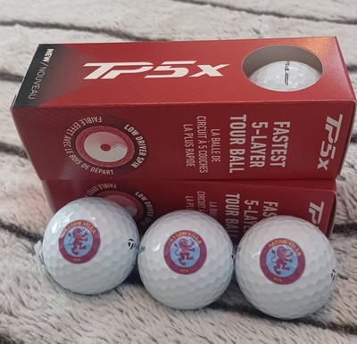 Taylormade TP5x Aston Villa Fußball Golfbälle