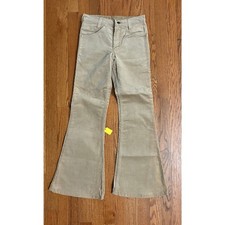 Vintage Levi  s Big E Corduroy Pants Student Flare 70s Deadstock NWT- USA W25 L28