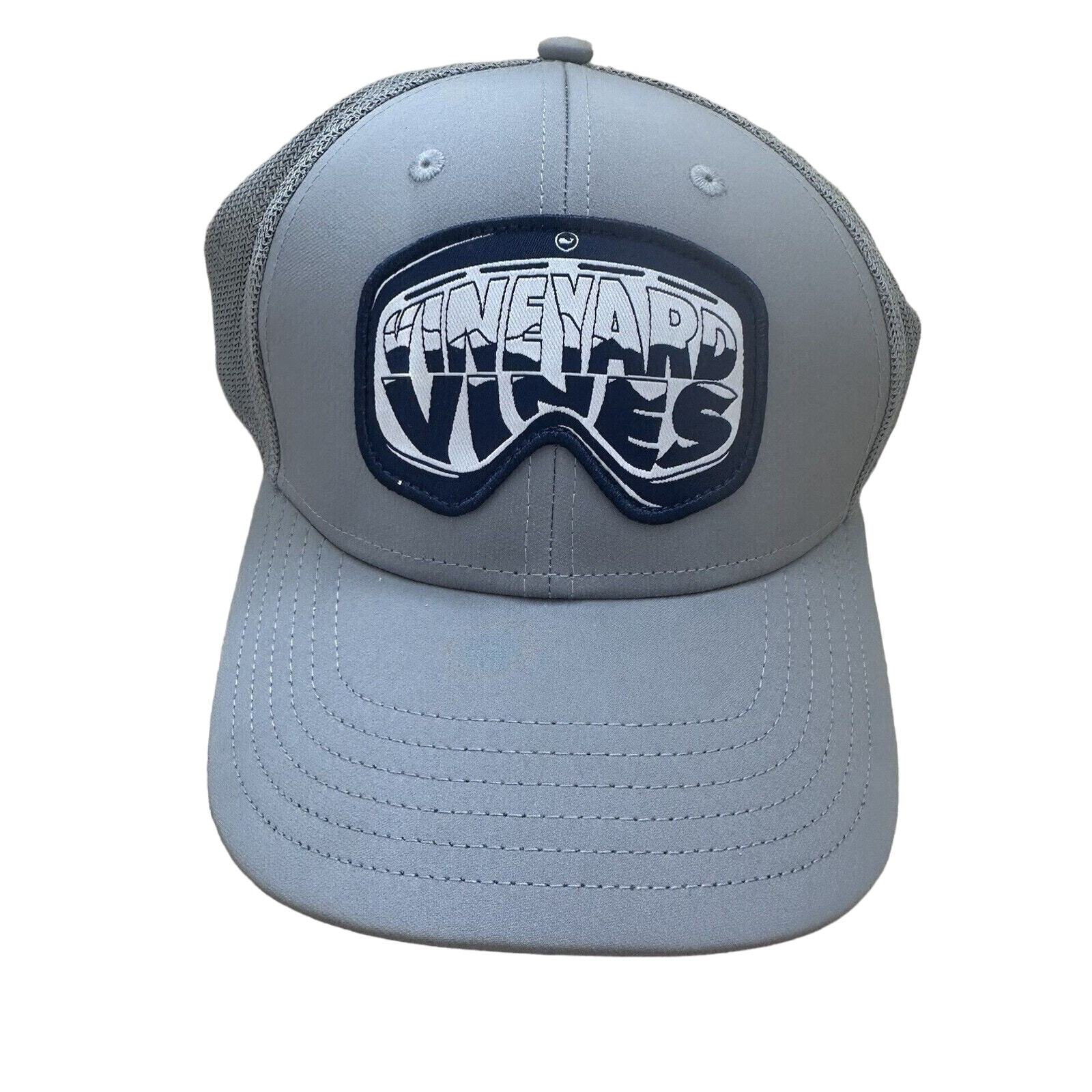 Vineyard Vines|Snap Back/Mesh Hat||Grey w/Blue Ski Goggles