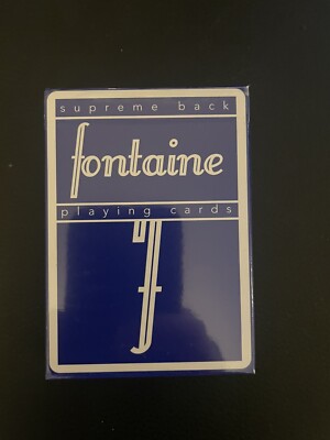 Fontaine Blue Playing Cards Spielkarten 