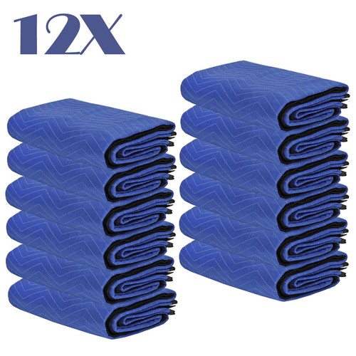 12 Polyster Moving Blankets 80x72" Professional Quality Moving Skins 2.9lbs/ea eBay
