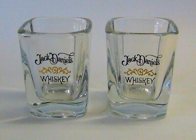 Jack Daniel's Shot Glasses - Heavy - Set of 2 - Sanahed #2222