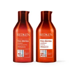 Redken FRIZZ DISMISS Shampoo and Conditioner 10.1 oz SET for Frizzy Hair