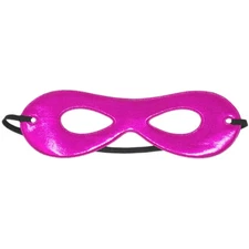 Adult Shiny Pink Superhero Mask ~ FUN HALLOWEEN COSTUME NEW YEAR PARTY EYE MASK