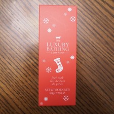 NIB THE LUXURY BATHING COMPANY Foot Soak 2.8 Oz / 80 g