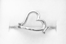 Girls Ring Heart Shaped 14k Gold White Gold Children  s White Gold Any Size Pink