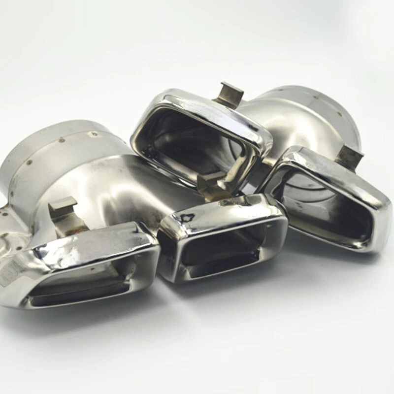 Stainless Steel Muffler Exhaust Tip for Mercedes Benz ML63 W166 X166 2013-2015 - Image 2 of 4