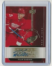 2019 2019-20 Upper Deck Trilogy Rookie Renditions Auto Gold #RR25 Filip Zadina