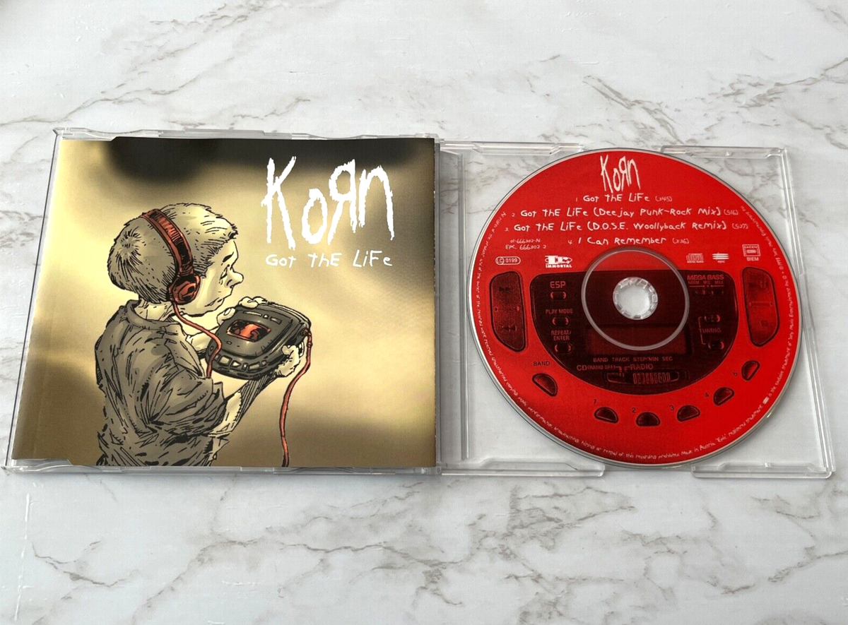 Korn Got The Life CD Maxi Single EU IMPORT! Epic 666302 2 Jonathan