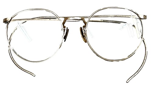 Tura‎ Vintage Eyeglasses Frames Yellow Gold Glitter Mod TL 336 T Round 22101 Tura Vintage Eyeglasses Frames Yellow Gold Glitter Mod TL  main image 3