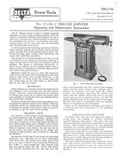 Delta Rockwell No. 37-220 6 Deluxe Jointer In...