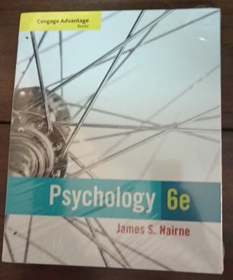 PSYCHOLOGY by James S. Nairne. 6th Edition. LOOSE-LEAF. New, sealed in plastic