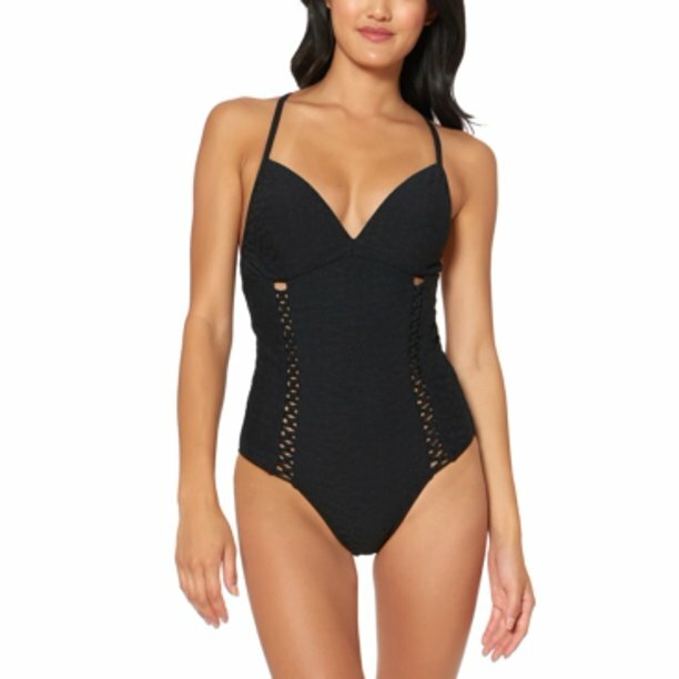 m and s black swimsuit