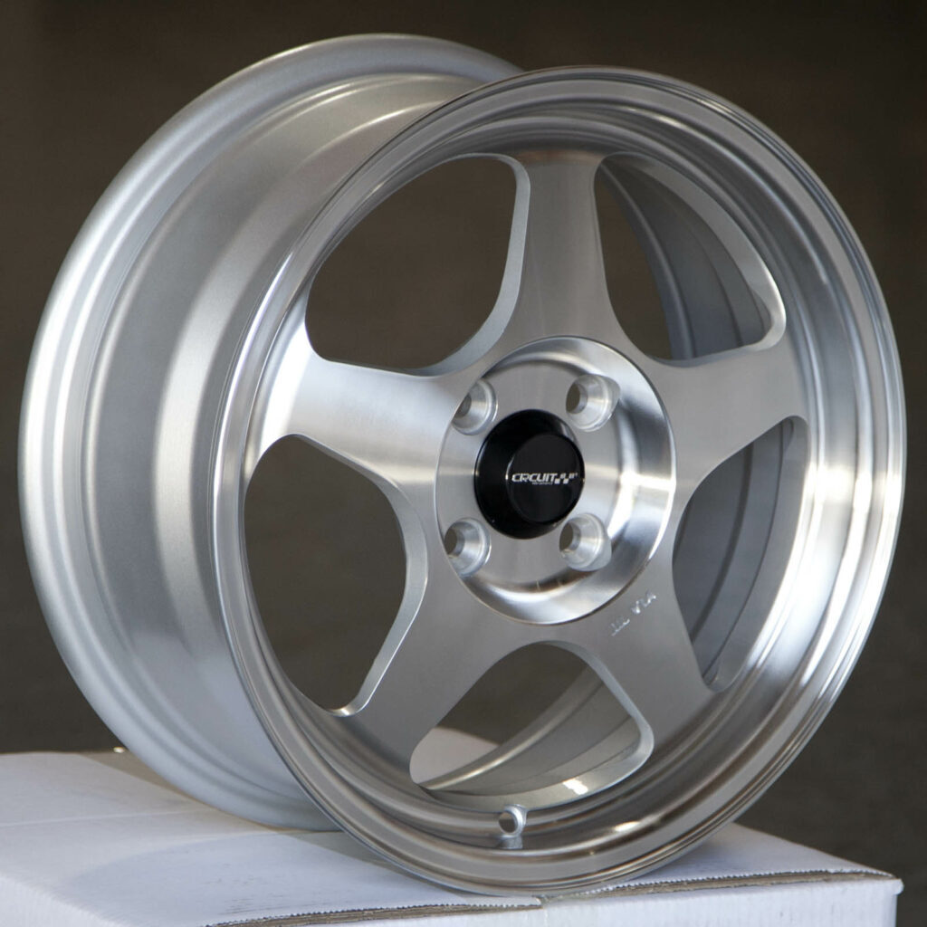 Winning Street Wheel 15インチ 4本 4 x 15 Inch 4x100 YKW Turbine Style Silver Wheels: Fits For Mazda