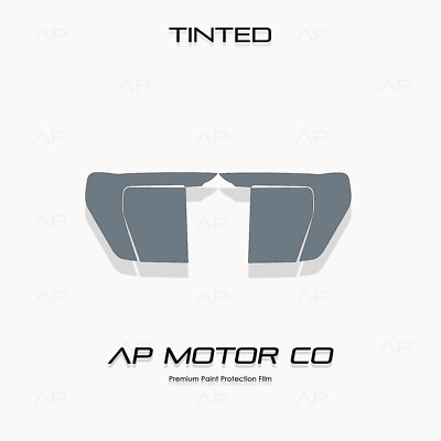 Fits Ford F-150 Raptor 2021-2023 Light Gray Headlight TPU PPF Pre-Cut Kit Gloss