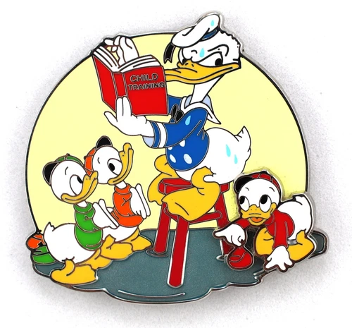 Disney Trading Pin 156043 DS EU Donald Huey Dewey Louie 85th Anniversary LE 2900