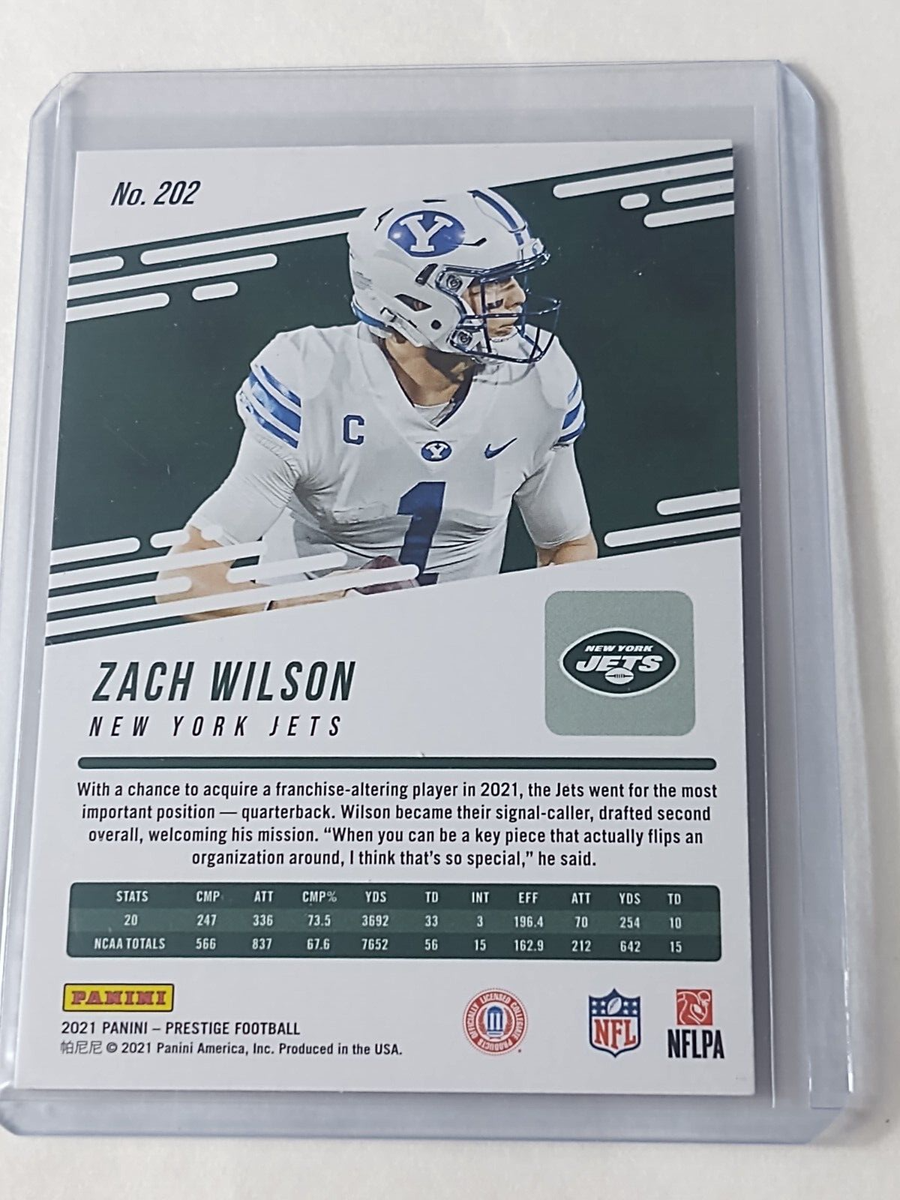 2021 PANINI PRESTIGE XTRA POINTS DIAMOND ZACH WILSON RC ROOKIE