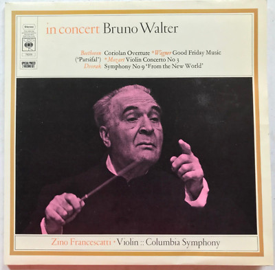 Bruno Walter - Mozart Violin Concerto Zino Francescatti - Dvorak New World 2LP