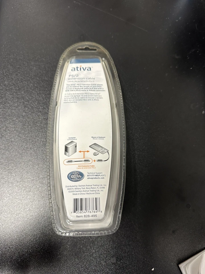 🔥🔥Ativa 6-feet PS/2 Keyboard/Mouse Extension Cable🔥🔥 - Image 2 of 2