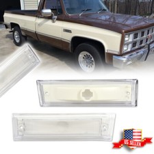 Clear Front Side Marker Lights For 81-91 Chevrolet C10 C20 C30 Gmc C1500 C2500 Clear Front Side Marker Lights For 81-91 Chevrolet C10 C20 C30 Gmc C1500 C2500