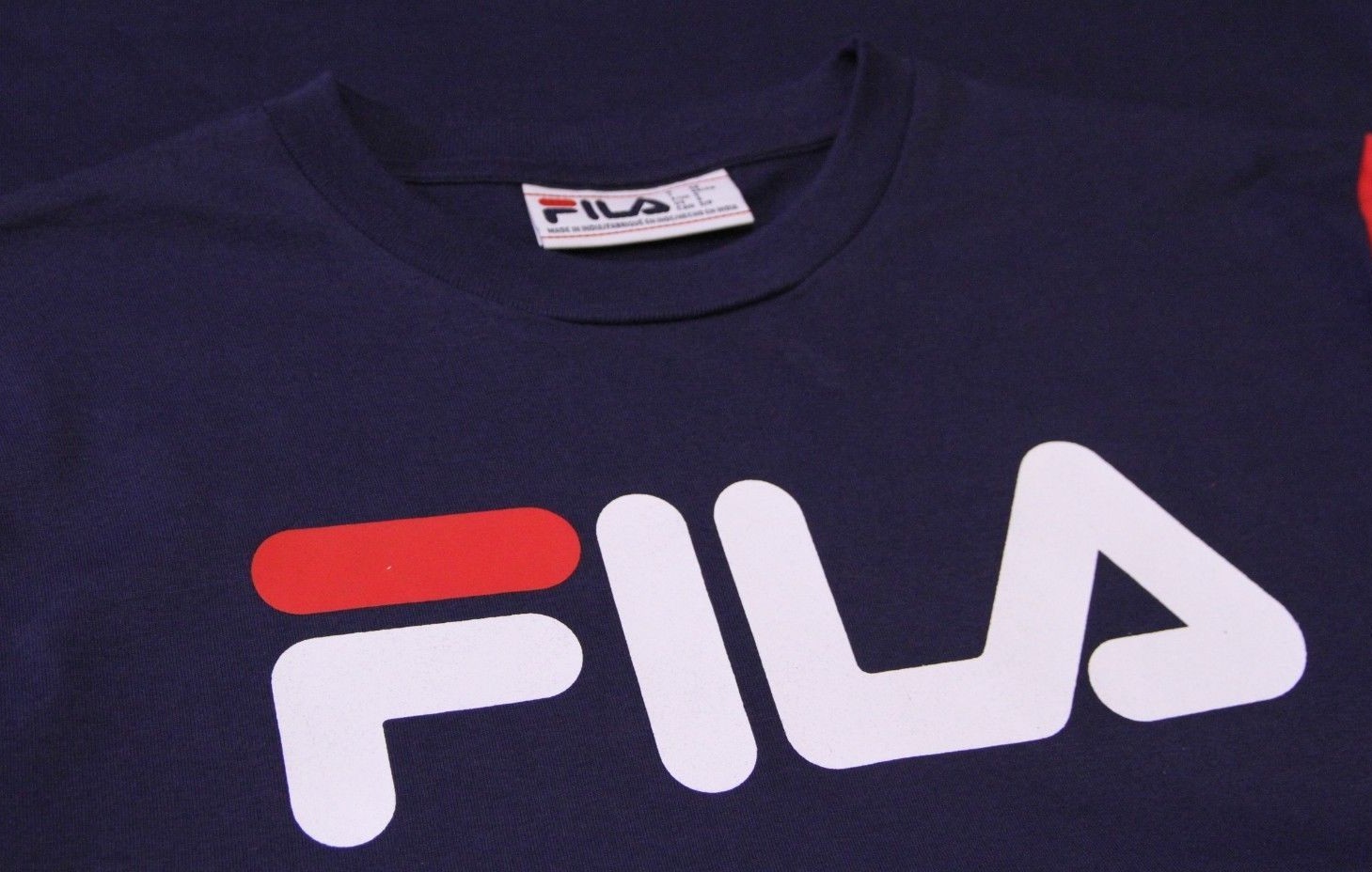 T shirt uomo Fila logo blu