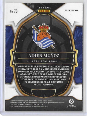 2022-23 Select Aihen Munoz Red Prizm Terrace Rookie RC Real