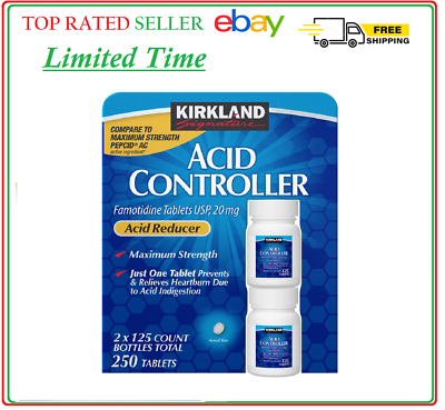 #ad Kirkland Signature Acid Controller 20 mg. 250 Tablets $16.85
