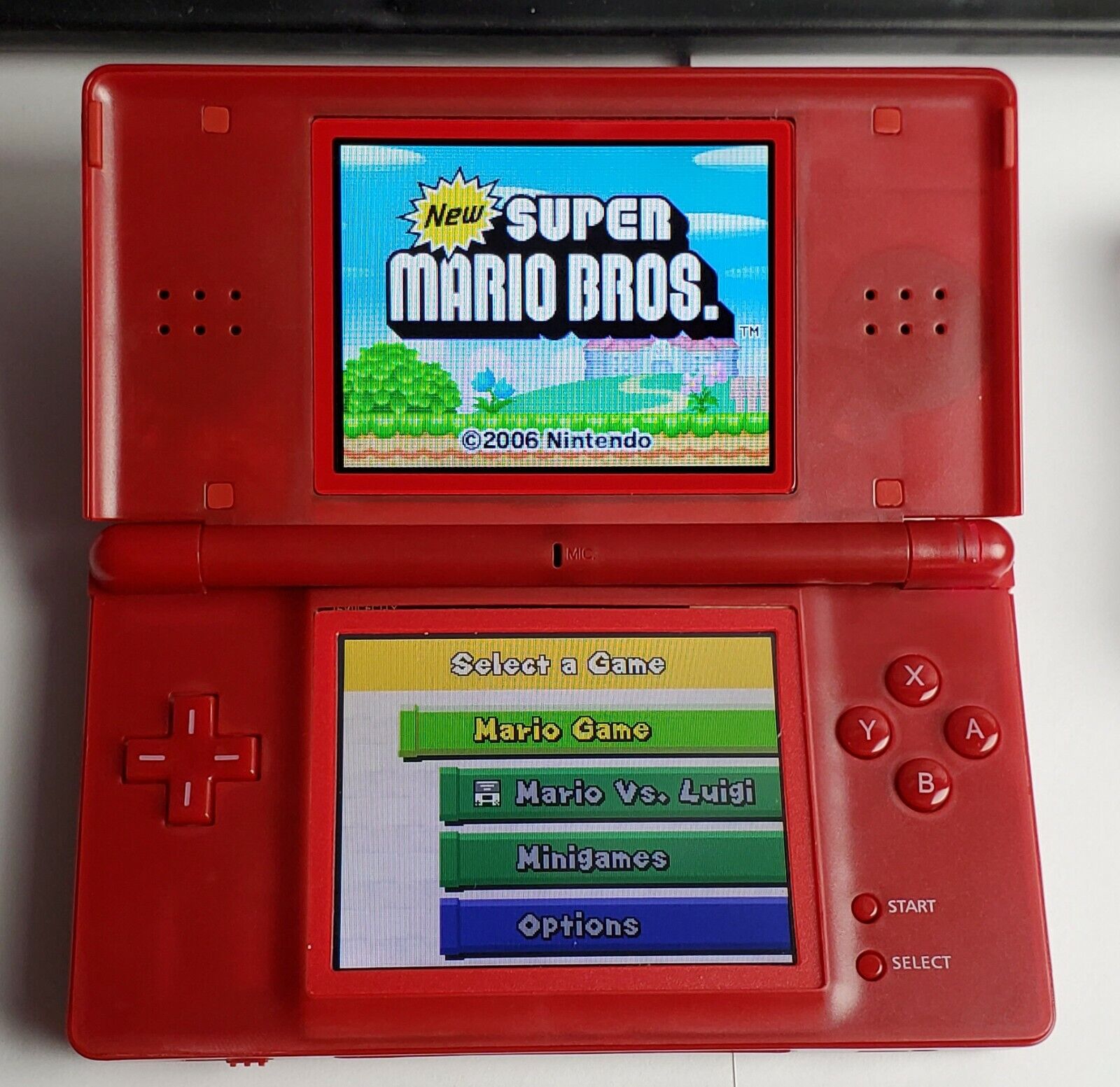 Nintendo DS Lite Mario red eBay